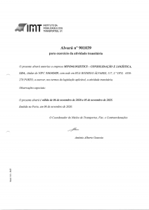 Alvará Exercicio Atividade Transitária Documentation