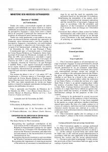 Convenção Montreal Transporte Aéreo Knowledge